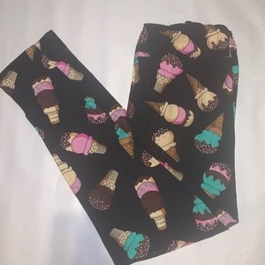 LULAROE TC2 Ice Cream Leggings